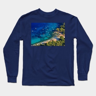 Mourtia beach - Samos island Long Sleeve T-Shirt